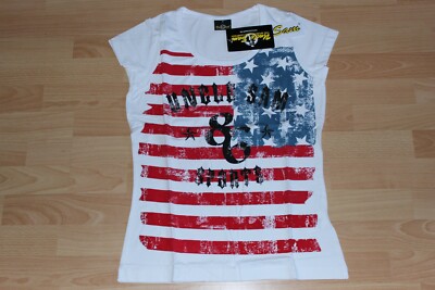 Damen Uncle Sam  T-Shirt Gr. M Fitnessshirt NEU Bodybuilding Shirt