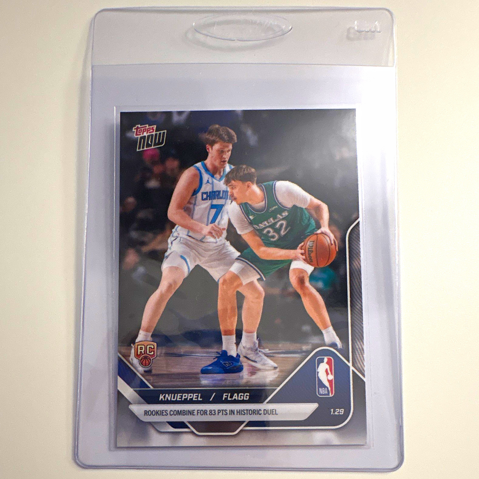 Topps Now 2025-26 Cooper Flagg Kon Knueppel #152 NBA Rookie Card /67580