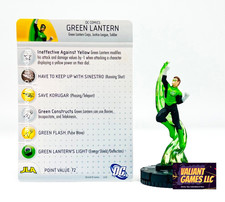 DC Heroclix Green Lantern 004 w/ Card Justice League New 52 Set