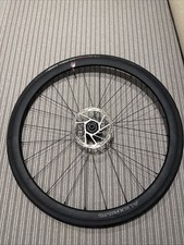 700c Alexrims Black Front Wheel with Black Spokes And Disc