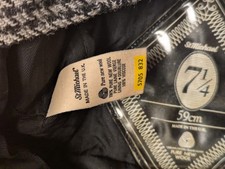 Schwarze Vintage St Michael M&uuml;tze, 100% Wolle, guter Zustand
