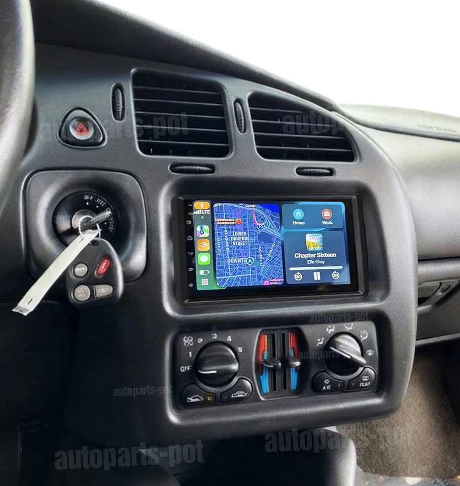Radio estéreo Android 14 Carplay para Chevy Monte Carlo 2000 01 02 03 04 2005 GPS Foto 2 de 4