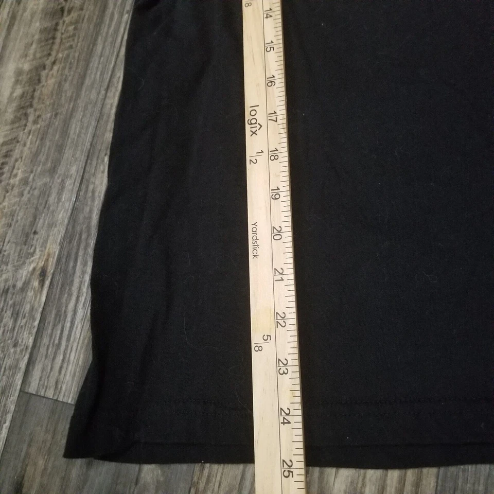 Camisa negra Adam Sandler 2022 Live In Concert Tour talla pequeña letras rojas comedia Foto 3 de 4