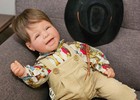 Lee Middleton Little Cowboy, Giggles face sculpt by Reva Schick — photo 5