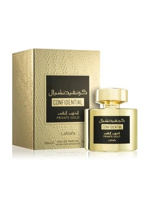 Perfumes Confidential Private Gold for Unisex Eau de Parfum Spray, 3.4 Ounce