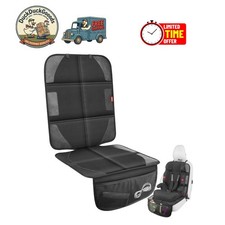 Universal Fit Waterproof Car Seat Protector for Kids Pets Black 1 Pack