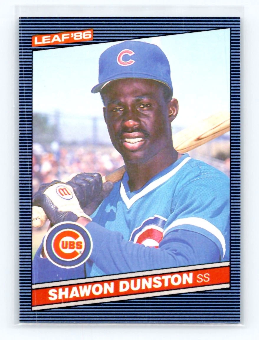 Shawon Dunston trading card