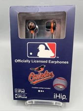 IHip Officially Licensed Earphones Baltimore Orioles
