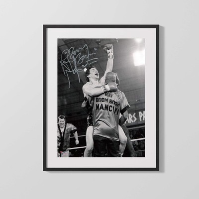 Ray Mancini Autograph Print - Boom Boom Celebration - Heart of a Champion