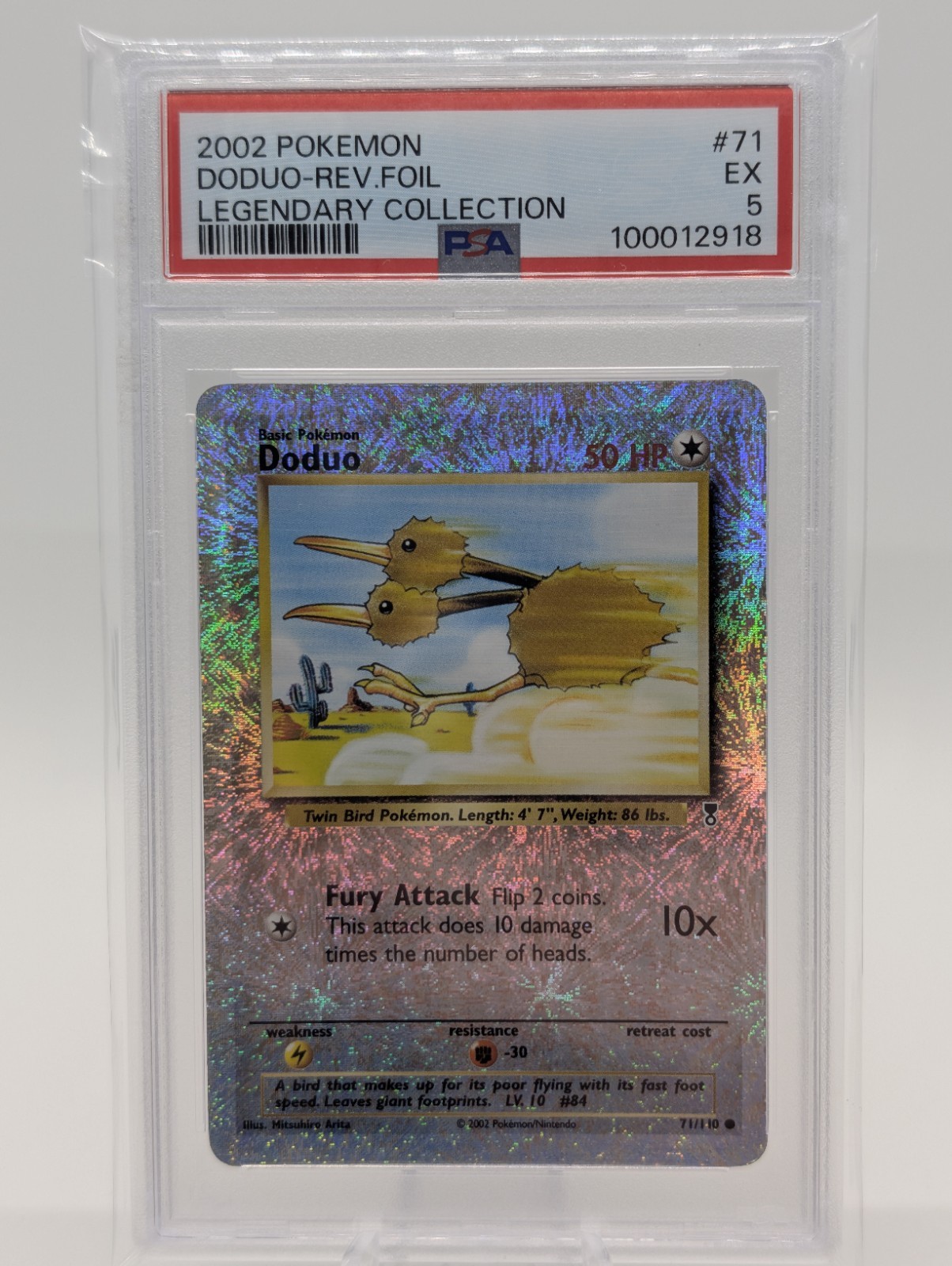 Doduo Legendary Collection 71/110 Reverse Holo PSA 5