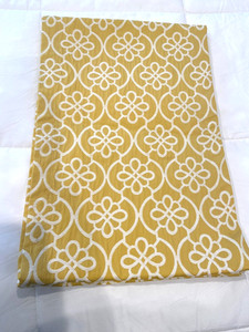 Karen Lee Ballard Table Runner 90x15 "Flow Pita" Jacquard Fabric-Goldenrod EUC