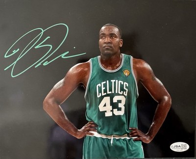 Kendrick Perkins autographed signed 8x10 photo NBA Boston Celtics JSA COA