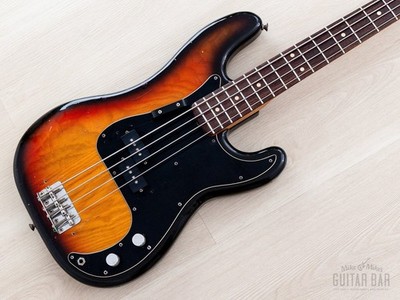 1978 Fender Precision Bass Sunburst Vintage Bass, 100% Original w
