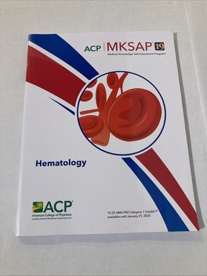 ACP MKSAP 19:  Hematology Soft Back