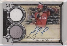 2018 Museum Collection Signature Swatches Dual Relic /175 Nomar Mazara Auto o7m