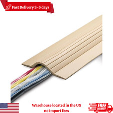 UT Wire Cable Blanket Raceway Cord Cover Protector Floor Low Profile Beige 5 Ft