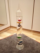 Galileo Thermometer Dekoratives Glas, 18-26&deg;C, Celsius