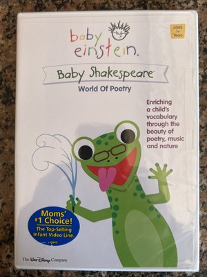 Baby Einstein Baby Shakespeare DVD World Of Poetry Disney Brand New Sealed