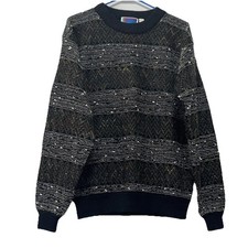 Vintage Grandpa sweater Taiwan tag mens size large guc e1150