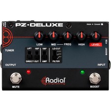 Radial PZ-Deluxe Acoustic Preamp / Direct Box Guitar Pedal Refurbished