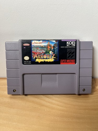 **Aerobiz Supersonic - AUTHENTIC CART SNES *** - Picture 3 of 5