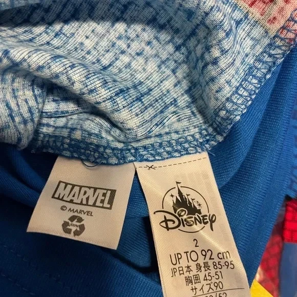 Disney Spider-Man Marvel Niños Pijama Superhéroe Disfraz Conjunto Rojo Azul Talla 2 Nuevo Foto 4 de 4