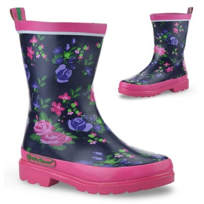 Mädchen Kinder Wasserdicht Gummistiefel Neu Winter Regen Schnee Gummistiefel Schuhe Größe