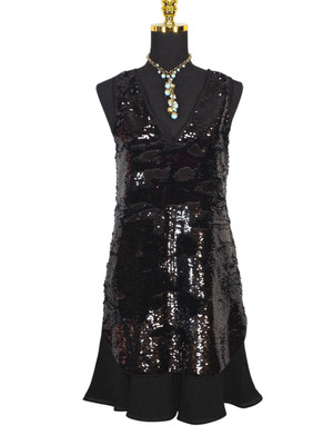 armani sequin dress Honey Couture ARMANI Sequin Mermaid Prom & Formal Dress Lilac / 14 USA