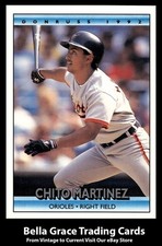 1992 Donruss Chito Martinez #558 Baltimore Orioles MLB Baseball 
