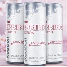 Red bull  spring edition cherry sakura 2026 12 FL oz (4 CANS) DISCONTINUED