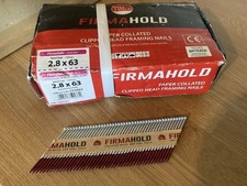 FIRMAHOLD Collated Clipped Head Nails Annular Ring Shank Firm Galv Shank 2.8x63