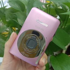 Canon IXUS105 Pink 12MP 4x Zoom HD Video Slim Compact Camera English