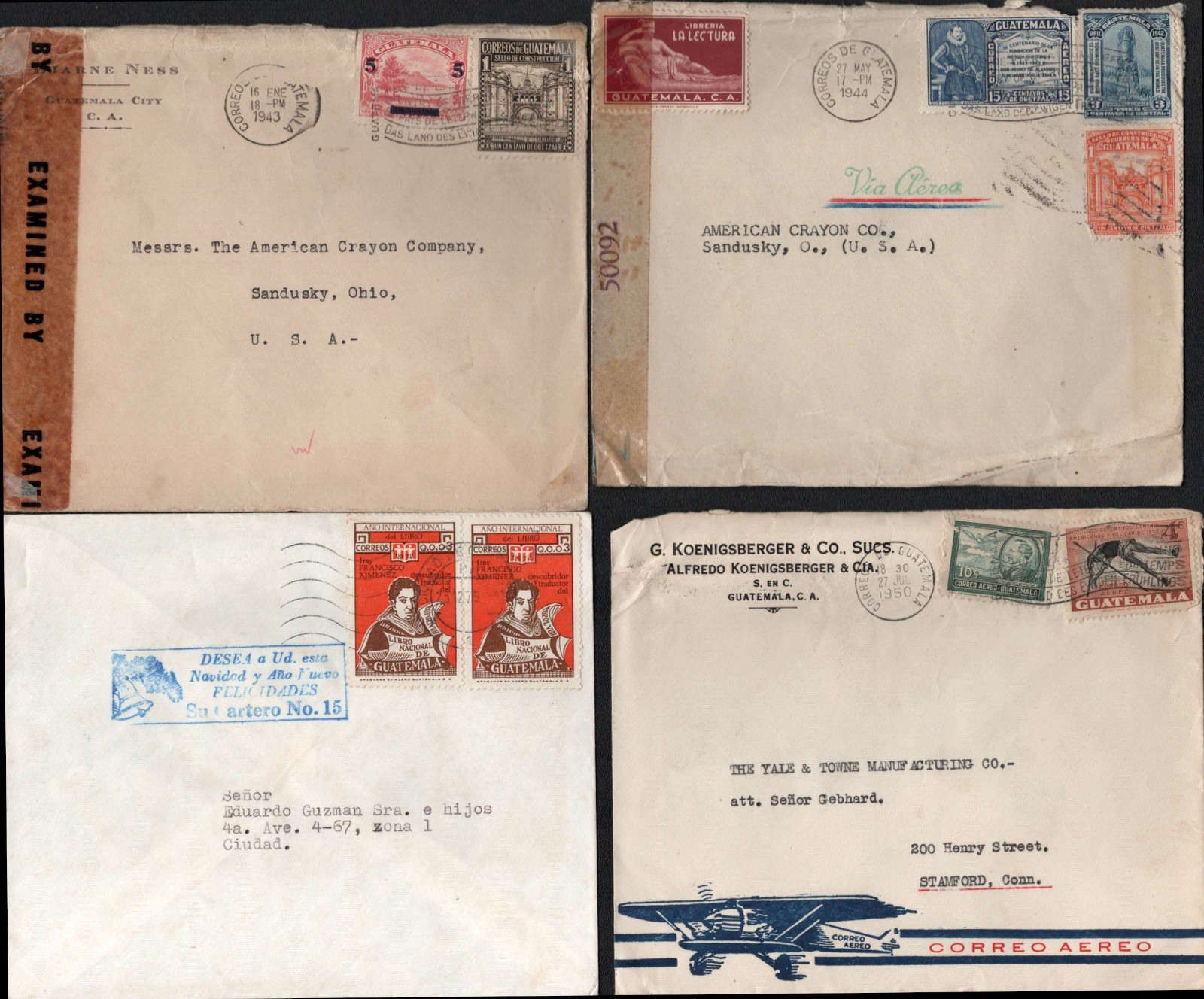 Guatemala Cover Collection - 19 Items - [Group 6]