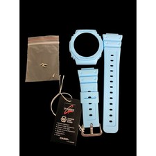 OEM G-Shock GA 2100 Rubber Band LIGHT BLUE- NEW