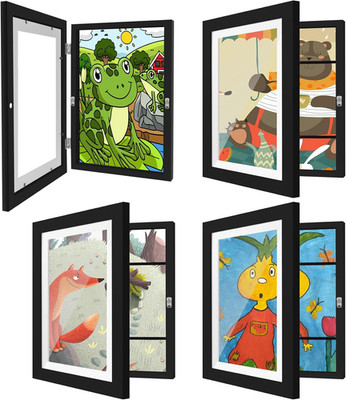 4 Pack Kids Artwork Frames Changeable 8.5 X 11 Inch Children Art Projects Kids A