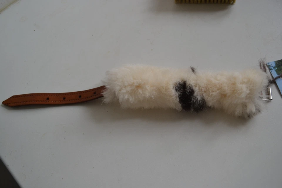 Halsband Welpe Chihuahua Katze Armband Fell Leder Kleinhunde Unikat - Bild 2 von 4