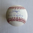 Sal Stewart Signed ROMLB Baseball Auto PSA DNA