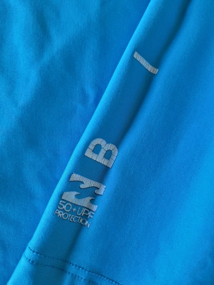Camisa de Natación BILLABONG Calce Suelto Azul Juvenil UVA UVB SPF50 Protección Talla 16 Foto 3 de 4