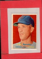 1957 Topps #339 Bob Speake NM Near Mint Cubs ID:66078