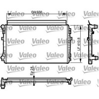 1X KüHler, MotorküHlung Valeo 735558 Passend FüR Audi Seat Skoda VW VW (Faw)