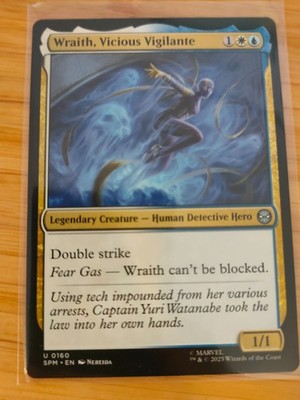 MTG Wraith, Vicious Vigilante 0160 Spider-Man M/NM Free UK P&P