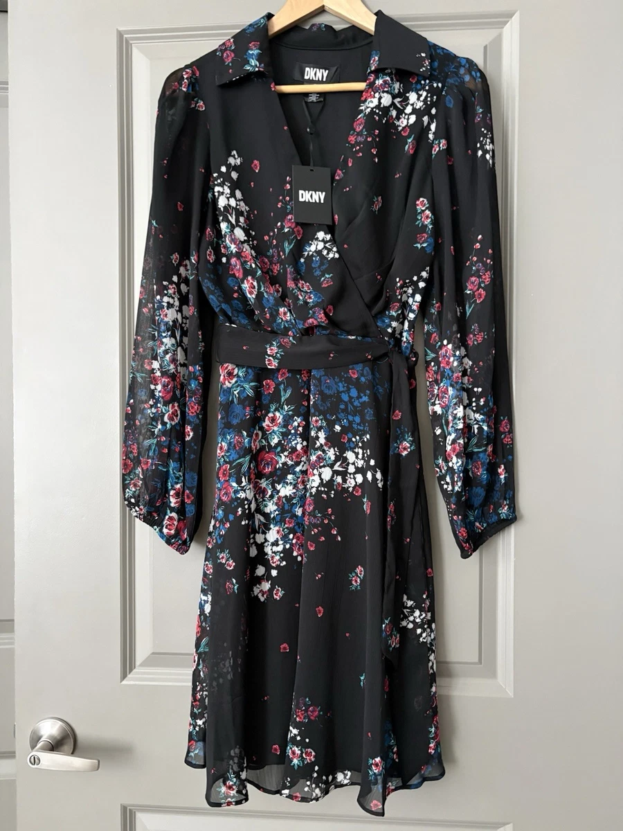 green emerald velvet dress DKNY Women's Knot Sleeve Midi Shirt Dress, French Blue, 16 : Buy Online at  Best Price in KSA