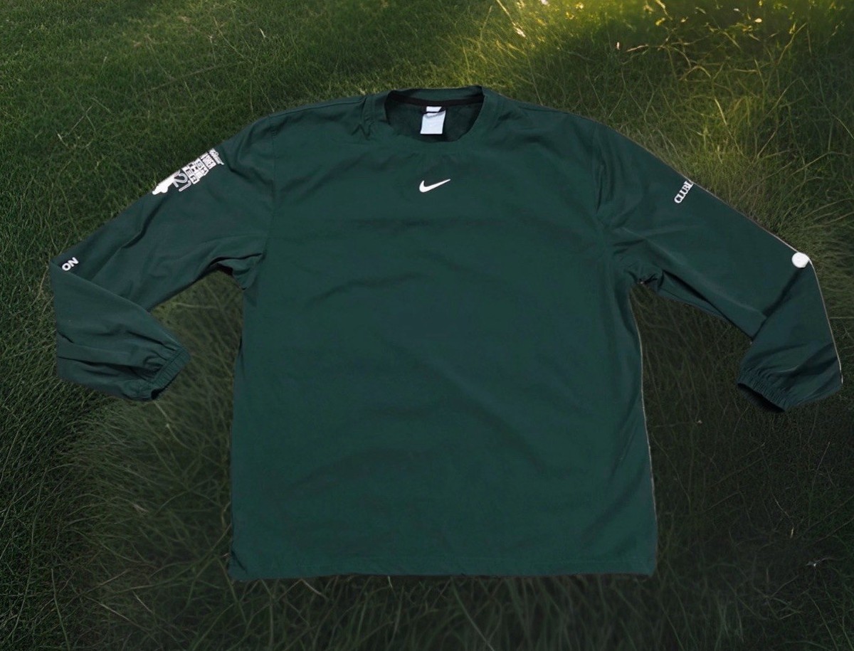Nike NOCTA Golf ダークグリーン プルオーバー Nike X Drake Nocta Golf Wind Breaker Size Large Green RARE Stephen