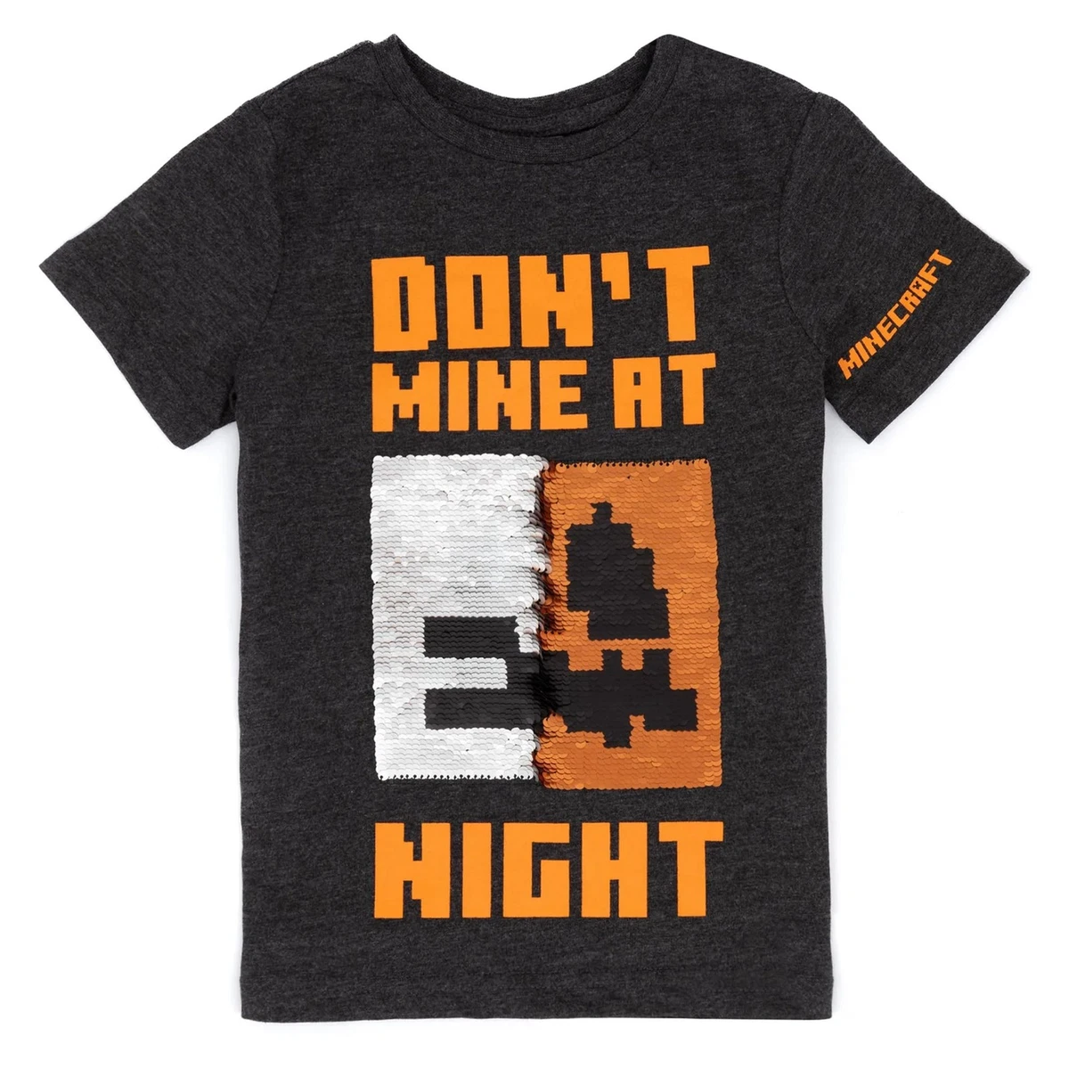MINECRAFT - Maglietta Ufficiale Per Bambini E Ragazzi - 'Tempo Di Minecraft' - Cotone 100% - Colore Bianco Con Stampa Creeper Verde - Vestibilità Regolare - 2