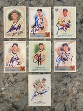 7 Signed Topps Allen & Ginter A&G New York Mets Card Lot Guaranteed AUTO