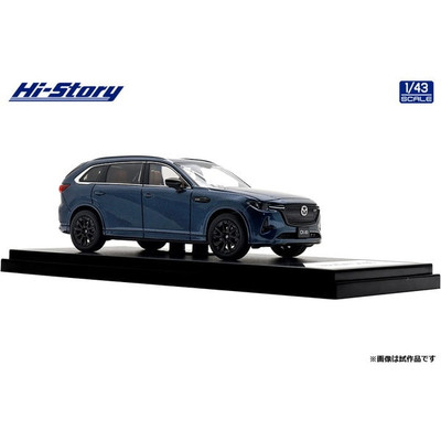 Hs494Db 1/43 Mazda Cx-80 2024 Deep Crystal Blue Maika Daika Stick
