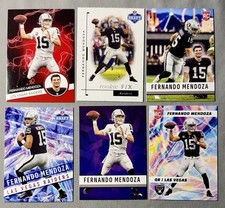 Fernando Mendoza 2026 NFL Draft Rookie Custom Cards Las Vegas Raiders Lot Of 6