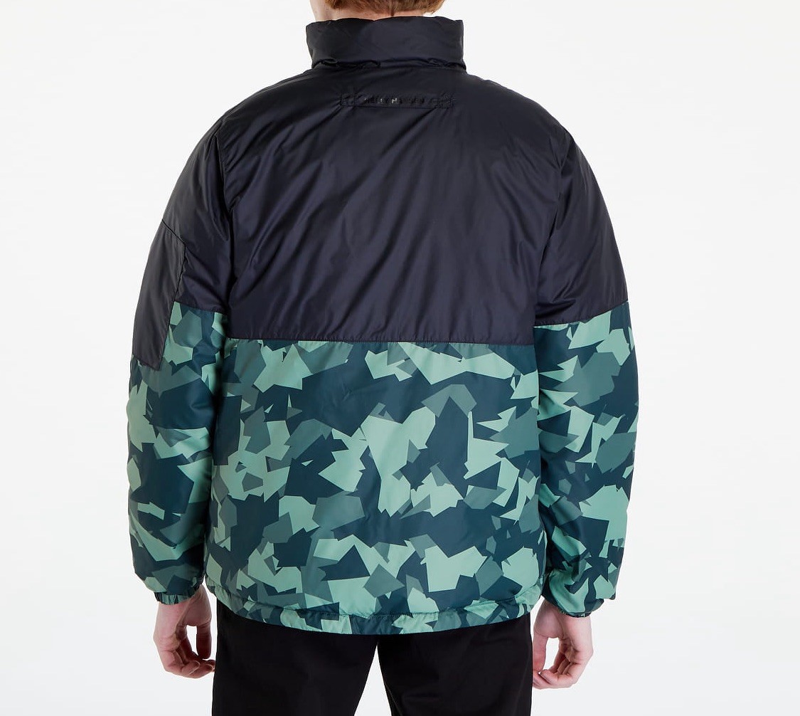 HELLY HANSEN PUFFER JACKET ACTIVE REVERSIBLE BLACK GREEN MEN MEDIUM NEW RRP £249 image 6