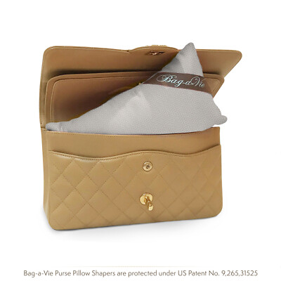 バッグ Bag-a-Vie Purse Shaping Pillow For / Fits Chanel M/L Flap Purse