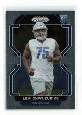 LEVI ONWUZURIKE #423 2021 PANINI PRIZM LIONS RC READ
